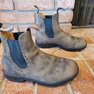 Blundstone Rustic Brown 1351 High Top Chelsea Boot